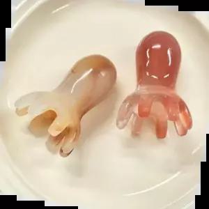 두피마사지기 문어 만능 두피 마사지 지압 괄사 경락 마사지기 중형