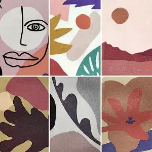 다꾸용품 228BRR22 다꾸용 황산지 데코 란디 그림 종이