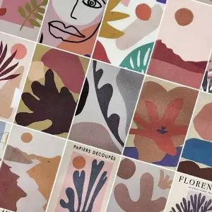 다꾸용품 792IPE40 다꾸용 황산지 데코 란디 그림 종이