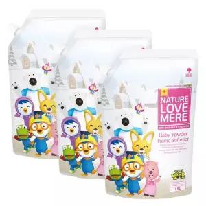 네러메x뽀로로 울트라 젤 아기섬유유연제 리필 1.5L 3팩 베이비파우더향)