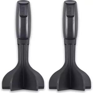 굿쿡 내열 나일론 갈은 고기 초퍼 5날 헤드 소고기 및 튀르키예 믹서 2개 세트 블랙