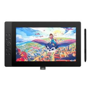 UE16 드로잉 펜 모니터 143% sRGB 고색 영역 16K 압력 레벨 Windows Mac Android 용 그래픽 태블릿