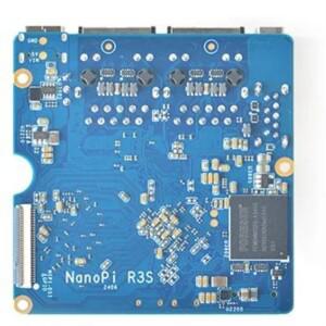 호환 Friendlyelec NanoPi R3S LTS 개발 보드 RK3566 1GB 2GB RAM 32G EMMC 듀얼 Gbps 이더넷 포트