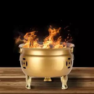 가정용 소각로 소형 연통 쓰레기 화로 금색 종이 아궁이