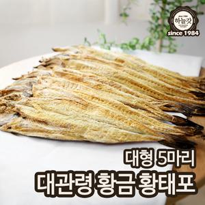 하늘갓 특상품 대관령 황금 황태 황태포 5마리 선물포장