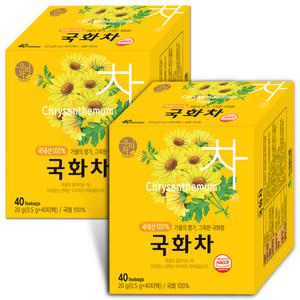 송원 국화차 40T+40T 총80T/티백