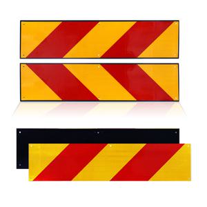 예스카 KC인증 초고휘도 후부반사판(2개 1세트) 대형화물차 트럭 안전용품