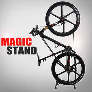 [수직 거치 끝판왕] 매직스탠드 자전거 거치대 실내 자전거 전시대 보관대