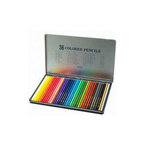 문화 색연필 틴 36색