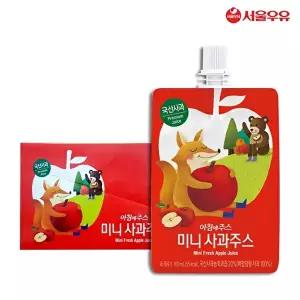 [서울우유]서울우유 아침에주스 미니 사과주스 100ml 10팩