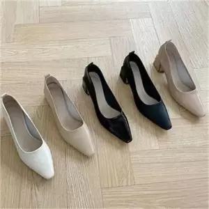 [오노마] ONM 여성 펌프스 천연소가죽 면접 에나멜 미들굽 정장룩 (S8304189)