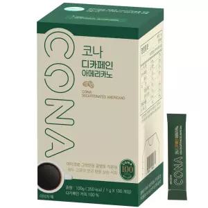 코나 디카페인 아메리카노 커피 100T 블랙커피