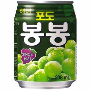 [해태] 포도 봉봉 238ml x 24캔