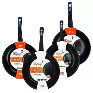 도루코 퓨어라이트 애쉬블루 프라이팬 궁중팬 일반 인덕션겸용 20cm 28cm 32cm