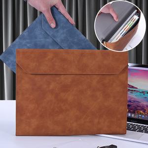 가죽 서류가방 파우치 A4 문서 보관함 계약서 파일 수납 홀더