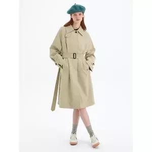 [올리브데올리브](신세계 사우스시티)벨티드 트렌치코트 OW4SR200