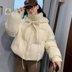 [오노마] ONM 후드 스트링 귀여운 하이넥 데일리 숏패딩 (S11882131)