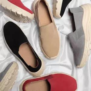 [오노마] ONM 남녀공용 225-265mm 스웨이드 슬립온 키높이 운동화 (S11328223)