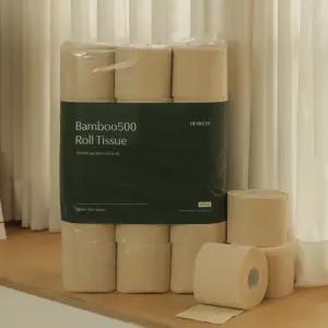 디어커스 뱀부500 화장지 3겹 30롤 x2 먼지날림없는 대나무 휴지