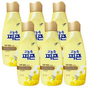 피죤 리치퍼퓸 고농축 섬유유연제 써니가든 1L 6개