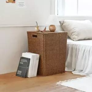 하우스 레시피 PP 라탄 바스켓 ver.2 사각 L