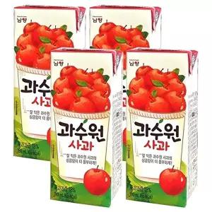 [남양]남양 과수원 사과 190ml x 72팩 (24팩 x 3박스)