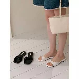 [하프클럽/]트위드 스팽글 뮬슬리퍼 2.5cm_25S341