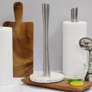 대리석 키친타올 걸이 실버 WF31A5F