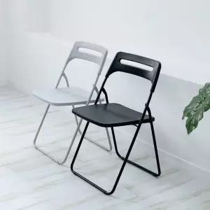 폴딩 사각의자 사무실 책상 홈카페 접이식 인테리어 튼튼한 촬영소품