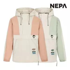 네파 공용 에코 브리즈 후디 블럭 아노락 7JC0660