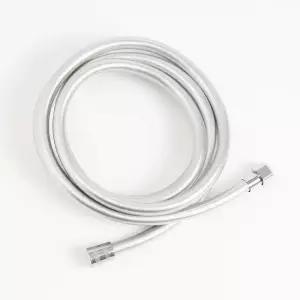 샤워기 호스 3m 실버 꼬임방지 실리콘 부품 화장실 호수 교체 PVC 꼬임방지 물때방지