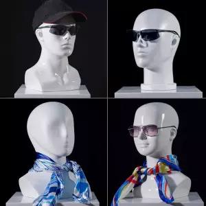 두상 마네킹 전시용 모자 가발 디스플레이 머리 선글라스 전시