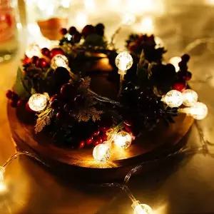 [NS홈쇼핑]LED 감성 앵두전구 20구 트리전구 크리스마스 캠핑 글램핑 옥상 정원..