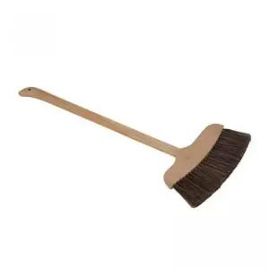 백양나무 방빗자루 말총 청소-중 약62cm 나무방비 방비 원목손잡이 방바닥 사무실빗자루