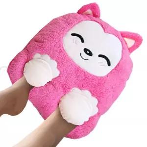 USB 발난로 발열쿠션 온열패드 핑크 앙큼이 보온 사무실 가정용 따뜻한 발쿠션