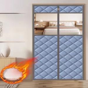 겨울 창문있는 방풍커튼 보온 단열 바람막이 냉기 한기 막아주는