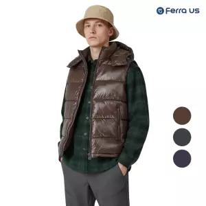 페라어스 남성 경량 에나멜 후드 패딩 등산 조끼 OCVW5BF6490