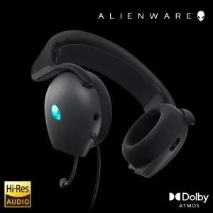 DELL 에일리언웨어 AW520H Dark 유선 게이밍 헤드셋 AI노이즈 제거 마이크