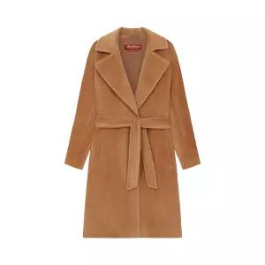 시레 버진울 코트 카멜 SCIRE-002