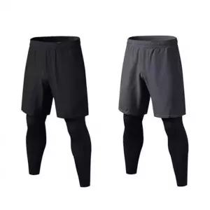 [하프클럽/]일체형 인기 남성 스포츠 반바지 감성 레깅스 1P 스판