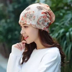 두건 여성용 찜질방모자 통기성 면두건 비니