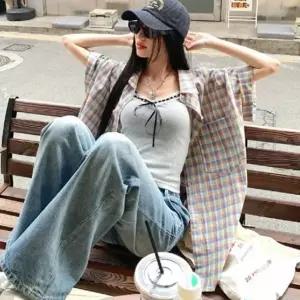 고품질 코디 여자셔츠 롱셔츠 여자옷코디 여자남방 봄 여자 (WFJ46K2)