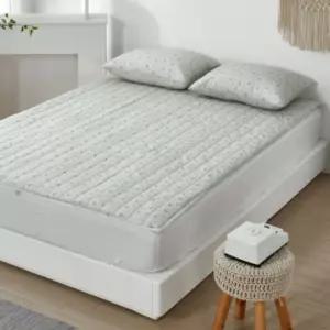온수매트커버 퀸사이즈 세미마이크로 침대 전기장판 보호 패드