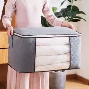 대형 이불 수납가방 정리함 다용도 보관파우치 침구 용품 (WFKA86H)