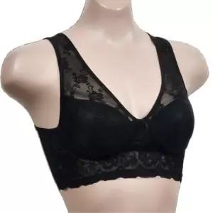 여성스러운 레이스 넓은 어깨끈 런닝형브라 보드라운 WFIKW12