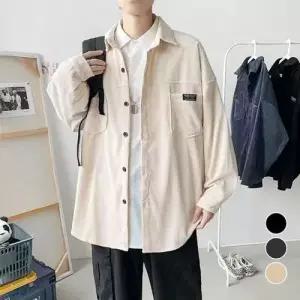 남성 아우터 루즈핏 캐주얼룩 남친룩 코듀로이 셔츠 WAE6D6E