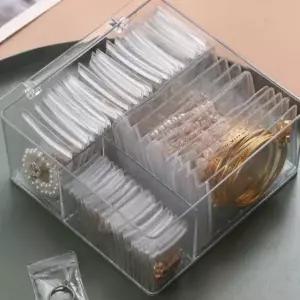 악세사리 보관함 귀걸이 팔찌 지퍼백 파우치 정리함 (WFKAEOL)