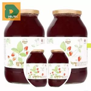 아침식사 딸기잼 2개 식빵 발라먹는 토스트 샌드위치 스프레드 아이들 대용량 잼 간식 재료 베이킹 달콤한