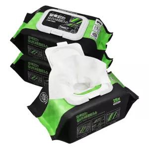 아이프리 얼룩없는 차량용 세정티슈 25매 3개