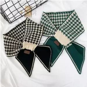 [하프클럽/]니트 쁘띠 머플러 여성 잔제비 둘레 스카프 목도리